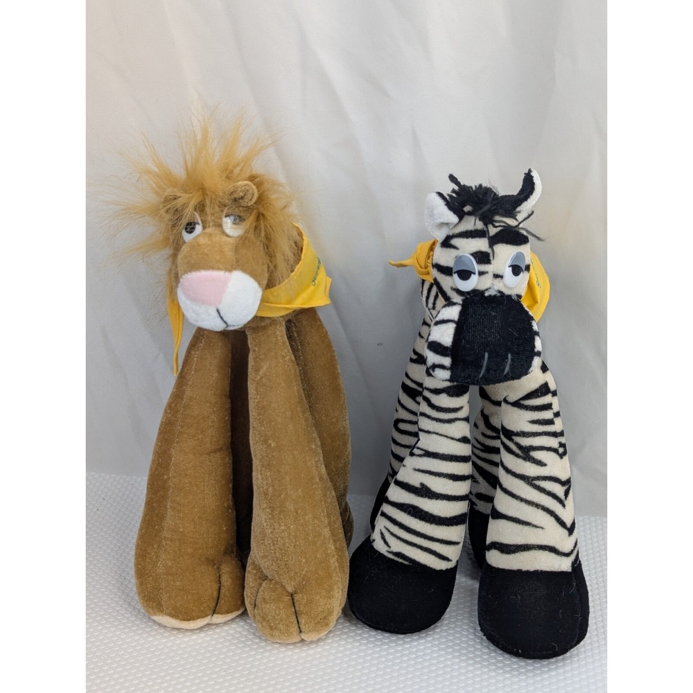 Servicemaster Clean Advertising Plush 11 Inch Zebra Lion Its All Greek to Me